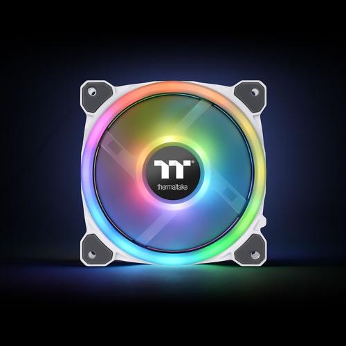 Produktbild Thermaltake Riing Trio 12 RGB Radiator Fan White TT Premium Edition (120 mm, 3 x)