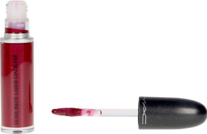 Actual product image MAC Cosmetics Retro Matte Liquid Lipcolour (Metallic Rose)