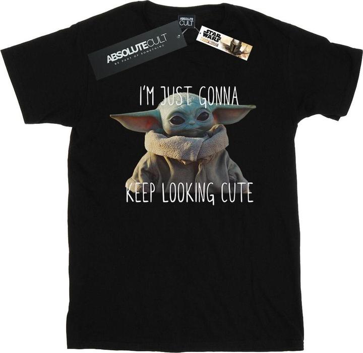 Produktbild Star Wars The Mandalorian Keep Looking Cute TShirt (L)