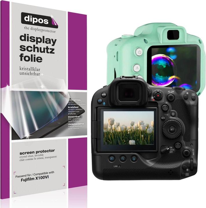 Dipos Schutzfolie Klar für Fujifilm X100VI (Displayschutz)