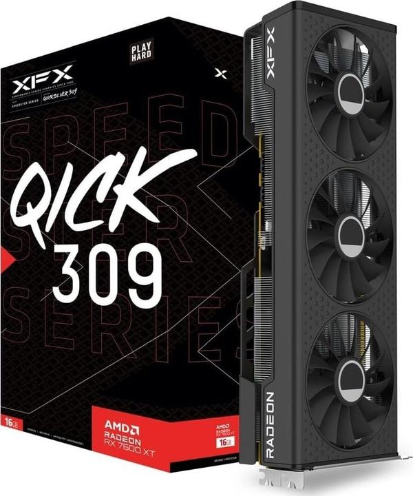 Image du produit XFX Speedster Qick 309 AMD Radeon RX 7600 XT (16 Go)