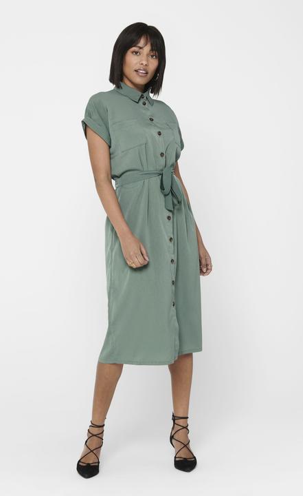 Image du produit Only Robe chemisier avec ceinture à nouer (36)