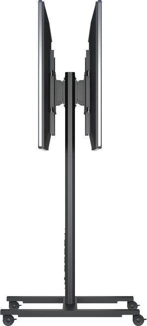 Actual product image Multibrackets TV stand up to 80", aluminum, black/5983 (80", 80 kg)
