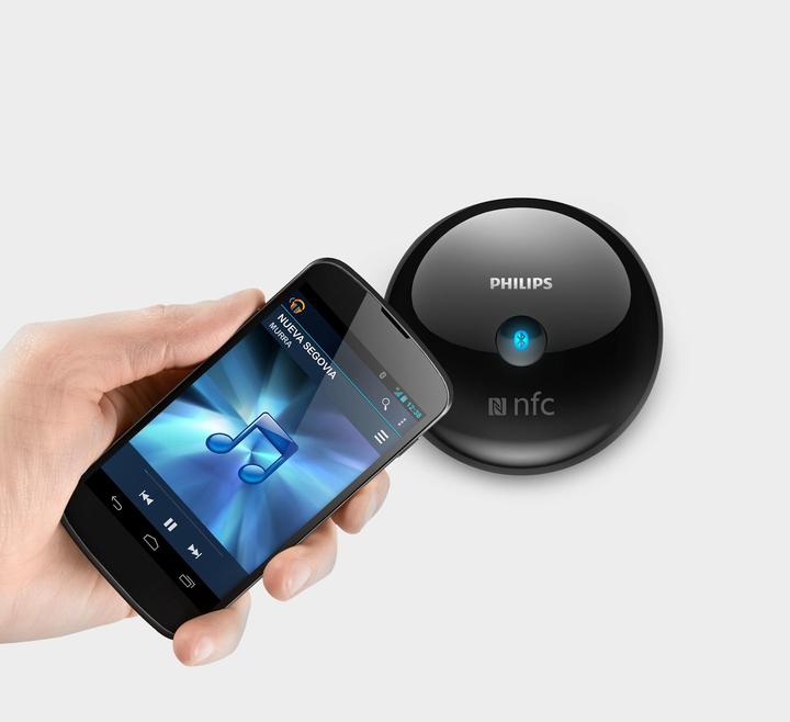 Image du produit Philips AEA2500, Adaptateur hi-fi Bluetooth, NFC, aptX, AAC (Récepteur)