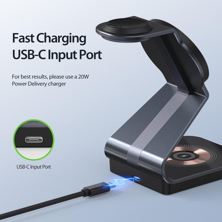 Produktbild Duzzona 3 in 1 MagSafe Ladestation (15 W)