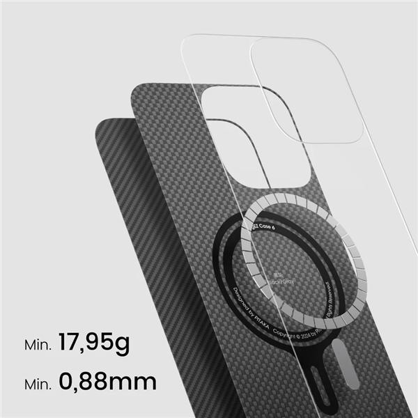 Produktbild Pitaka Magsafe Backcover aus echtem Aramid (Apple iPhone 16)