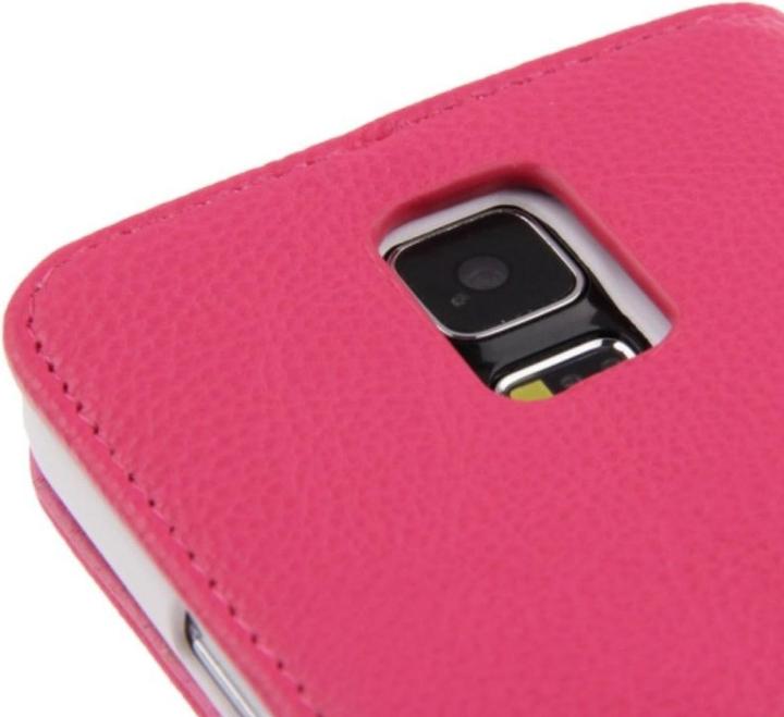 Actual product image König Design Protective cover Case (Flip landscape) for mobile Samsung Galaxy S5 / S5 Neo Pink (Samsung Galaxy S5, Samsung Galaxy S5 Neo)