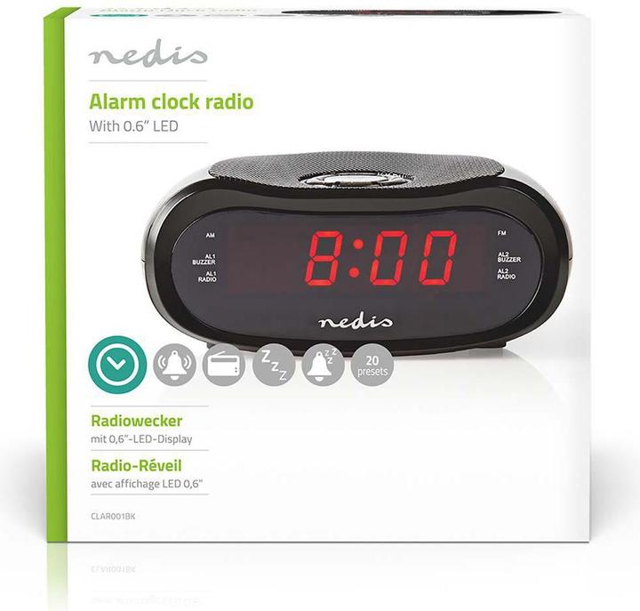 Produktbild Nedis Digital-Wecker-Radio