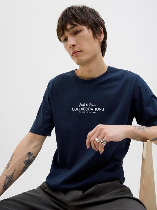 Produktbild Jack & Jones Gedruckt Rundhalsausschnitt T-shirt T-shirt (S)