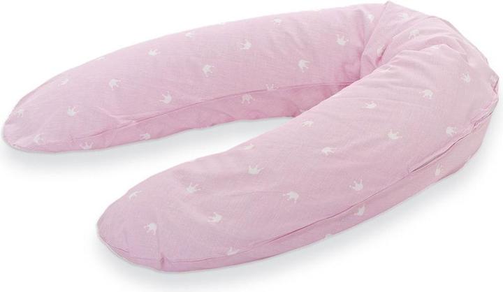 Produktbild Träumeland Stillkissen Krönchen rosa (190 cm)