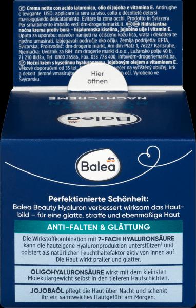 Image du produit dm Balea Crème de nuit Beauty Hyaluron (50 ml, Crème de nuit)