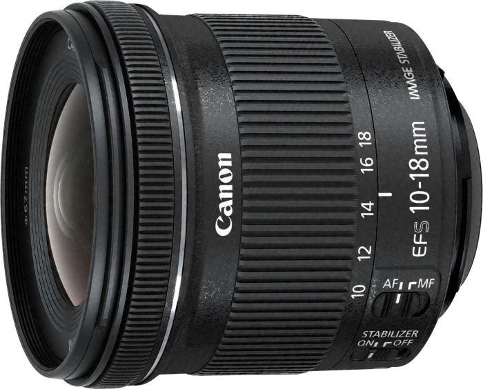 Actual product image Canon EF-S 10-18mm f4.5-5.6 IS STM + EW 73 + LC Kit (Canon EF-S, APS-C / DX)