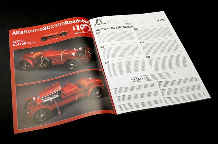 Produktbild Italeri 1:12 Alfa Romeo 8C/2300 1931 33