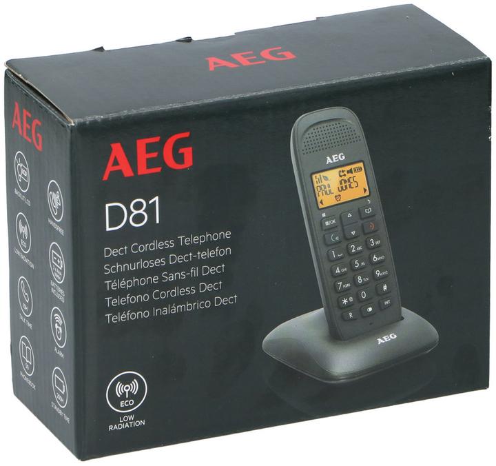 Produktbild AEG Phone DECT D81 Blk