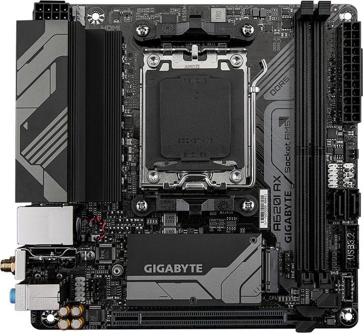 Actual product image Gigabyte A620I AX (AM5, AMD A620, Mini-ITX)