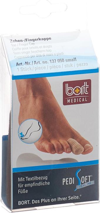 Actual product image Bort Medical PediSoft Texline toe & finer cap small (Decompression)
