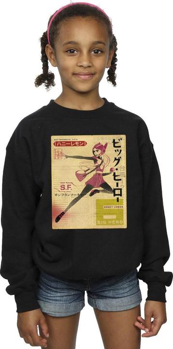 Image du produit Disney - Sweat BIG HERO BAYMAX HONEY LEMON NEWSPAPER - Fille (140, 146)