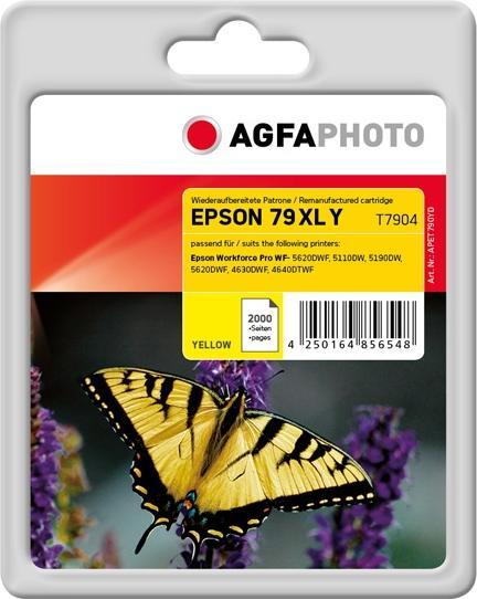 Immagine prodotto AGFAPHOTO - Giallo - rigenerato - Cartuccia d'inchiostro (Alternativa a: Epson 79XL, Epson (Y)