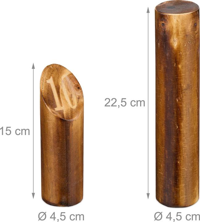 Produktbild Relaxdays Kubb Wikingerspiel