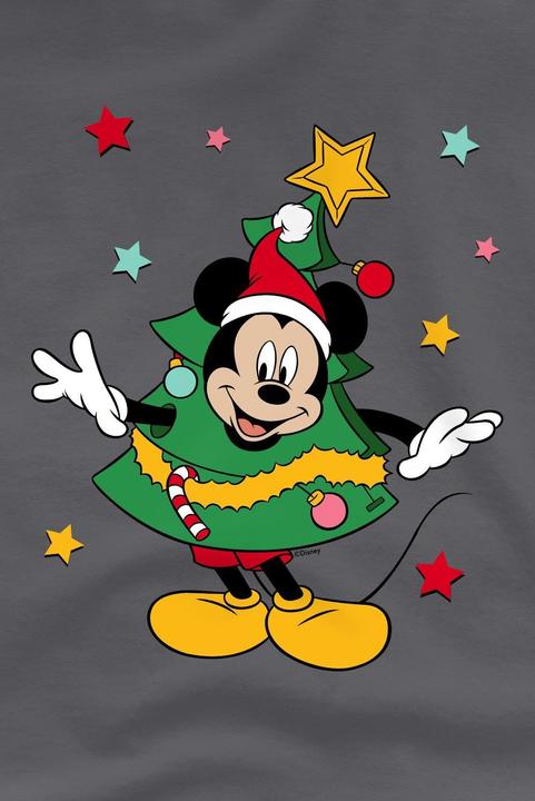 Actual product image Disney Mens Mickey Mouse Christmas Tree T-Shirt (XL)