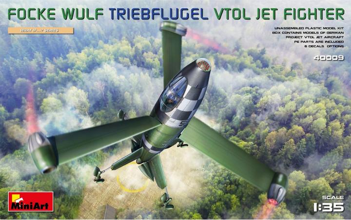 Actual product image Mini art Focke Wulf Triebflugel (VTOL) Jet Fighter