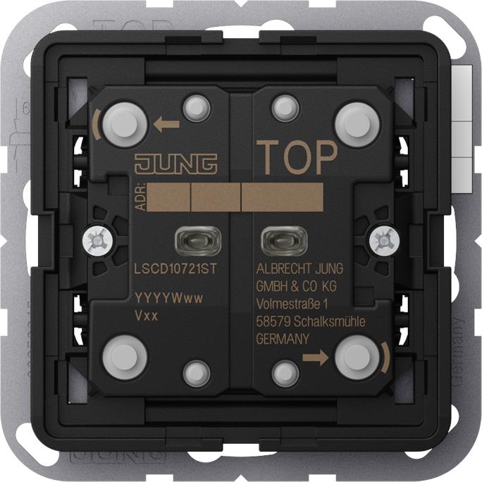 Produktbild JUNG LSCD10721ST KNX Standard 2f. Taster