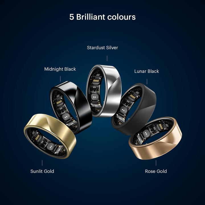 Immagine prodotto Luna Ring Smart Ring (10, Polvere di stelle argento)