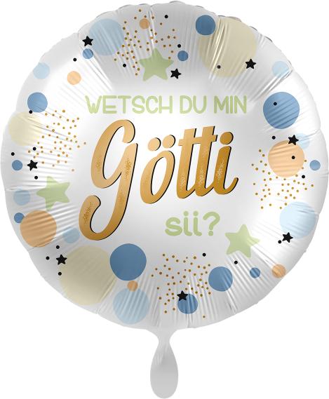 Immagine prodotto Premioloon Palloncino di carta stagnola vuoi essere il mio padrino? - vuoto (1 x)