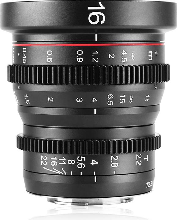 Immagine prodotto Meike 16mm T2.2-22 MFT Cine Lens 16mm (Micro Four Thirds, Micro Four Thirds)