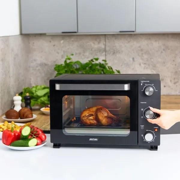 Produktbild MPM MPE-14/T - Elektrobackofen mit Thermo-Zirkulationssystem schwarz