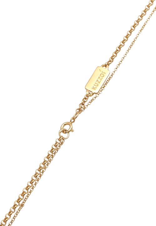 Image du produit Kuzzoi Collier Hommes Layer Chaîne d'héritage Boussole 925 Argent (Argent sterling 925)