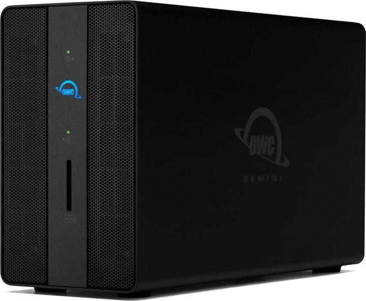 Actual product image OWC 12TB Gemini - Thunderbolt (USB-C) Dock and Dual-Drive HDD RAID External Storage Solution (12 TB)