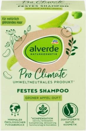 Immagine prodotto dm alverde Shampoo solido Pro Clima Mela Verde (Shampoo solido)