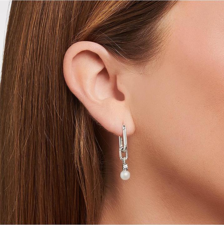 Image du produit Thomas Sabo Créoles maillons et perles argent (Argent 925)