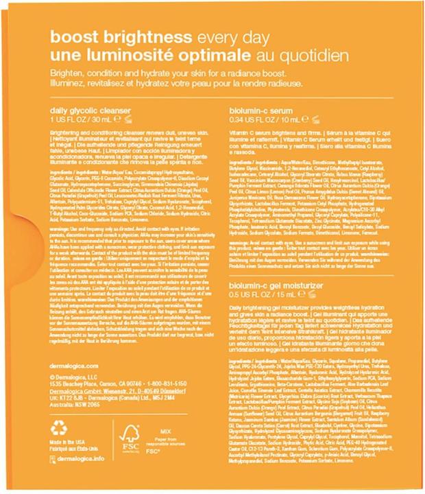 Immagine prodotto Dermalogica Kit per la pelle - Kit di potenziamento della luminosità quotidiana (Set per la cura del viso)