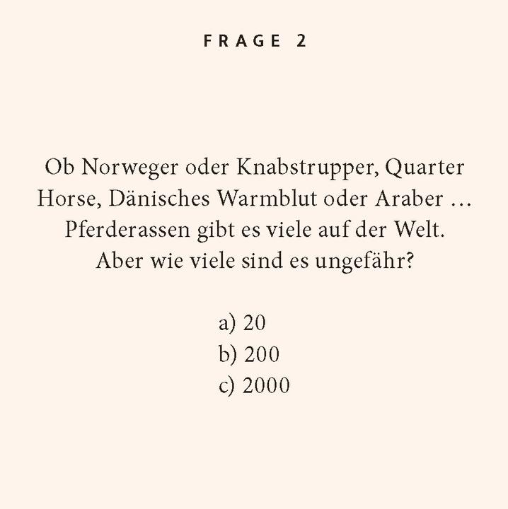 Actual product image Prange:Horse quiz (German)