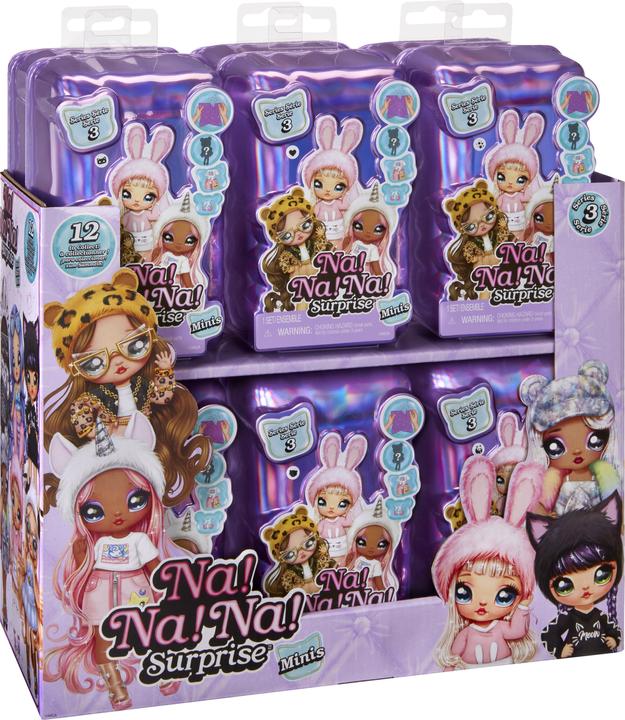Actual product image MGA Na! Na! Na! Surprise Minis Assortment Series 3 in PDQ