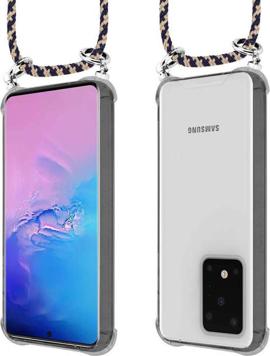 Produktbild Cadorabo TPU Handy Kette SILBER Cover