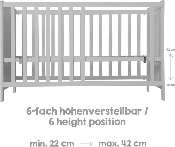 Actual product image Roba Side bed and cot