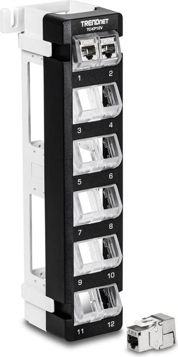 Immagine prodotto Trendnet Pannello patch Keystone TC-KP12V 12 porte vuoto a muro angolato