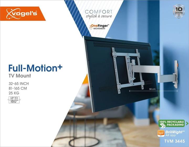 Image du produit Vogels TVM 3445 (Mur, 65", 25 kg)