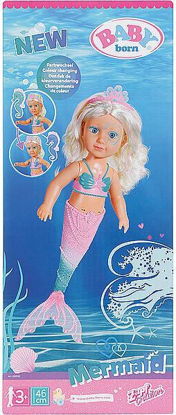 Actual product image Baby Born Little Sister Mermaid