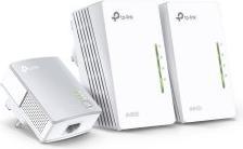 Image du produit TP-Link (TL-WPA4220T KIT) Kit triple adaptateur CPL AV600 sans fil N 300 Mbps