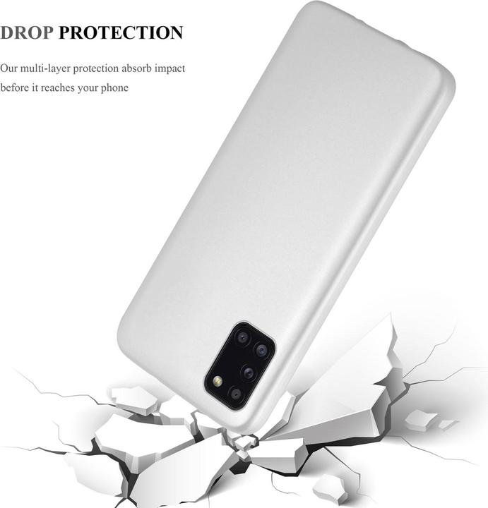 Productafbeelding Cadorabo TPU Matte Metallic hoes (Samsung Galaxy A31)