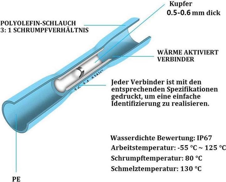 Image du produit Intirilife Boîte de 200 connecteurs à sertir