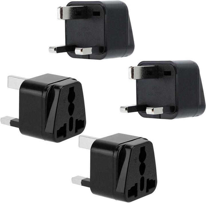 Immagine prodotto Intirilife Set di 4 adattatori per prese UK tipo G