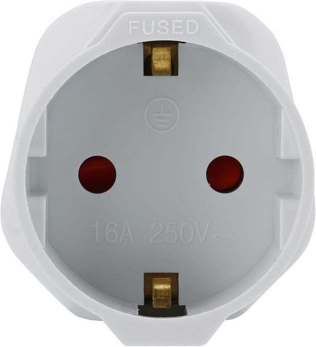 Actual product image Intirilife Socket adapter set of 4 UK type G to EU