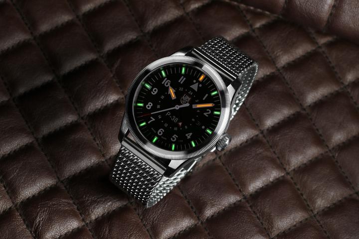 Immagine prodotto Luminox P-38 Lightning Gmt Serie 9520 (Orologio da pilota, 42 mm)