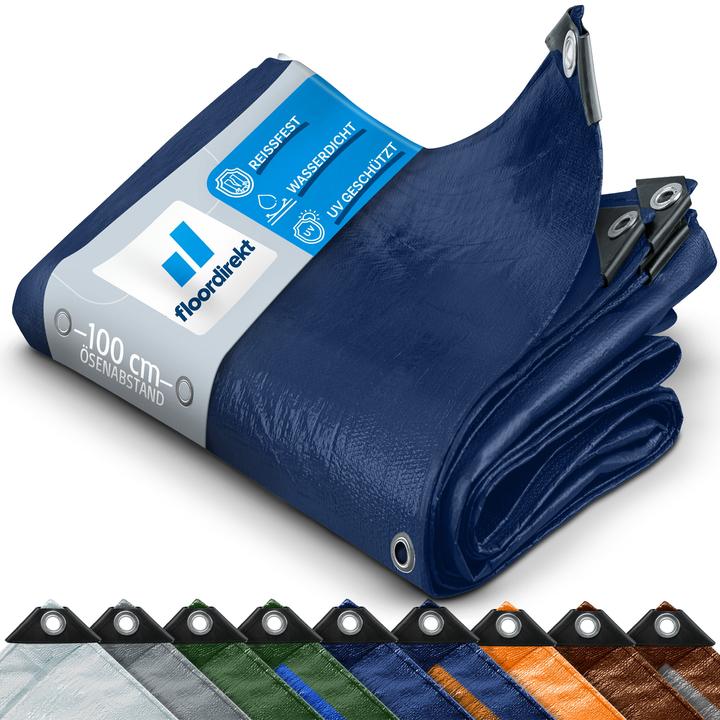 Produktbild Casa Pura Abdeckplane240 gm, Blau, 6 x 10 m (0.6 x 1 m)