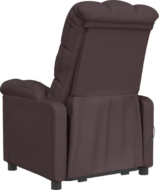 Produktbild VidaXL Massagesessel Fernsehsessel Relaxsessel Liegesessel Dunkelbraun Stoff